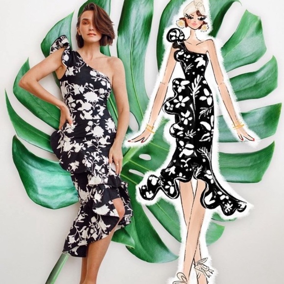 NWT Johanna Ortiz x H&M Flounce Skirt - Picture 7 of 11